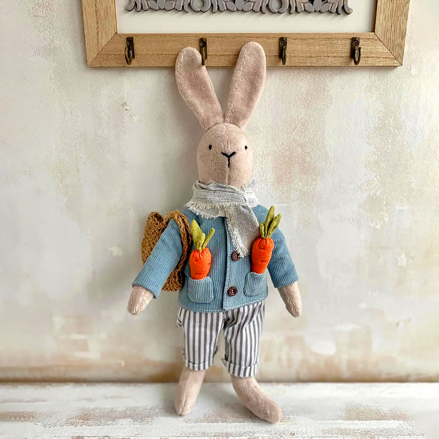 Paper Rabbit Clothes Sewing Rabbit With Clothes Template Set