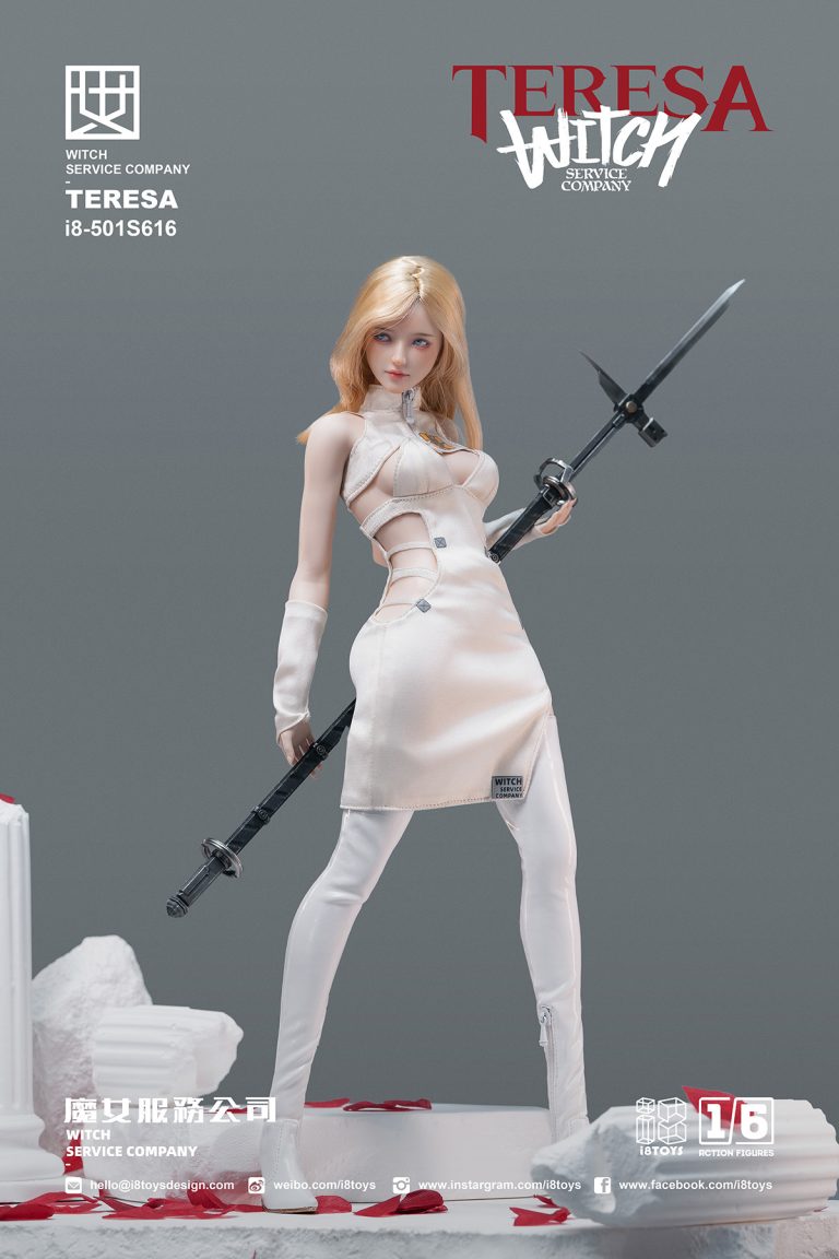 I8Toys - Original Quiet Dog AGNES I8-501S615 & Witch TERESA I8-501S616 (Licensed) 1/6 Action Figure-