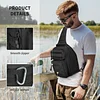 Brusttasche Taktisch Umhängetasche Molle Schultertasche Militärisch Wasserdicht Chest Sling Pack Casual Crossbody Bag für Outdoor Armee Reisen Wandern Camping Jagd