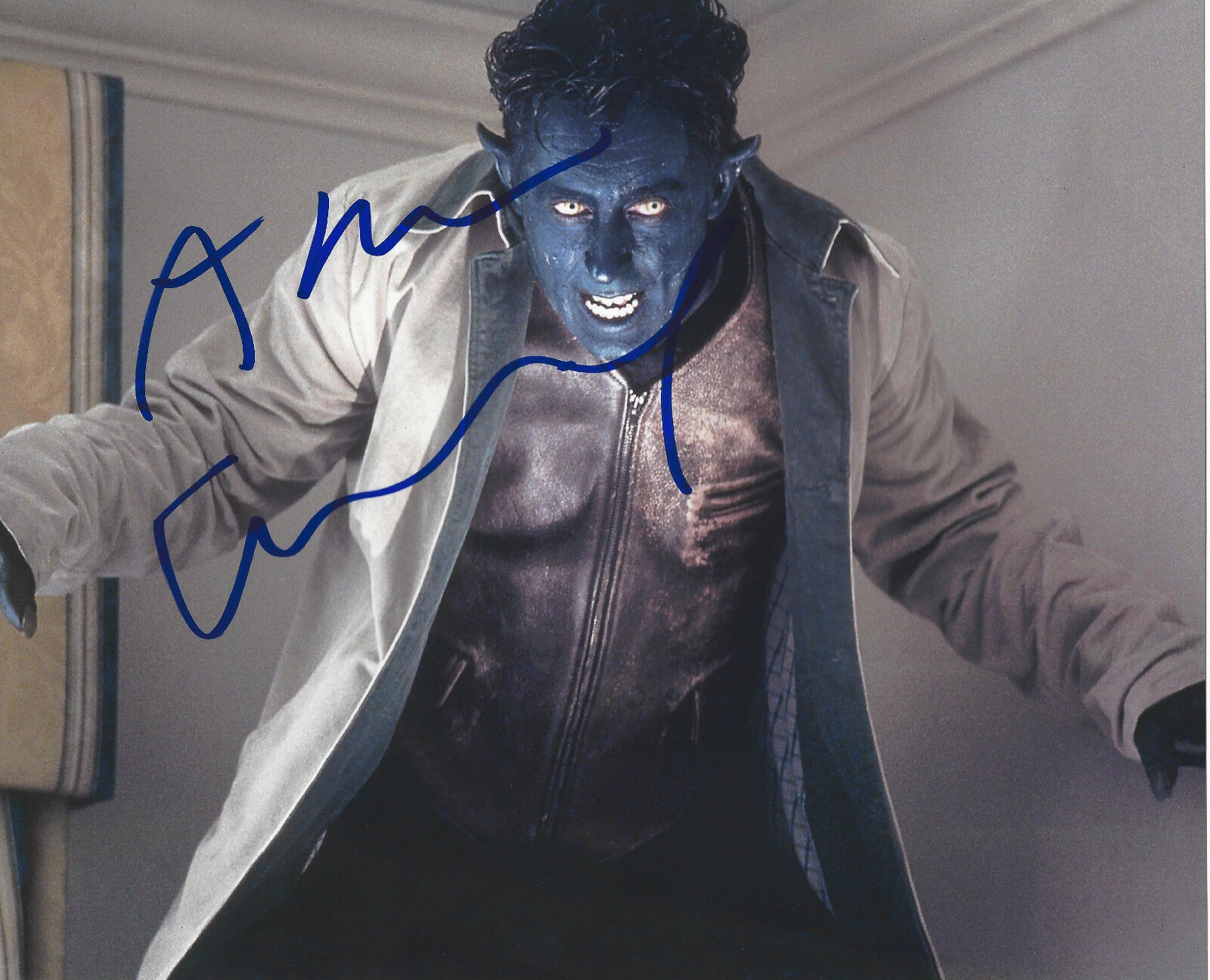 ALAN CUMMING SIGNED AUTHENTIC X-MEN 'NIGHTCRAWLER' 8X10 Photo Poster painting w/COA ACTOR