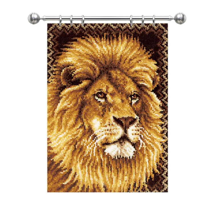 Large Size - The Lion King Rug Latch Hook Kits for Beginners veirousa
