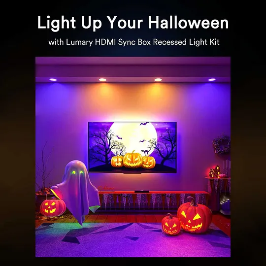 Lumary Zigbee Smart Recessed Lighting HDMI Sync Box Kit
