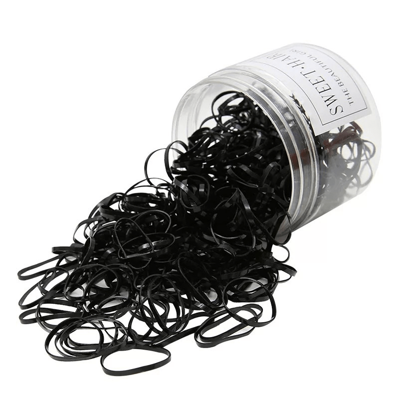1500pcs Disposable Hair Ties - Perfect Hair Accessories for Baby Girls' Ponytails!