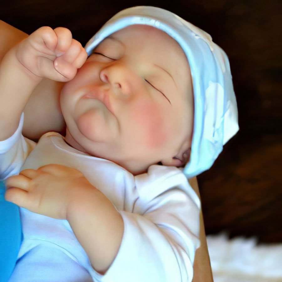 [New Series!] Real Newborn Reborn Baby Boy Realistic 12'' Eyes Closed Reborn Baby Doll Named Joaquin
