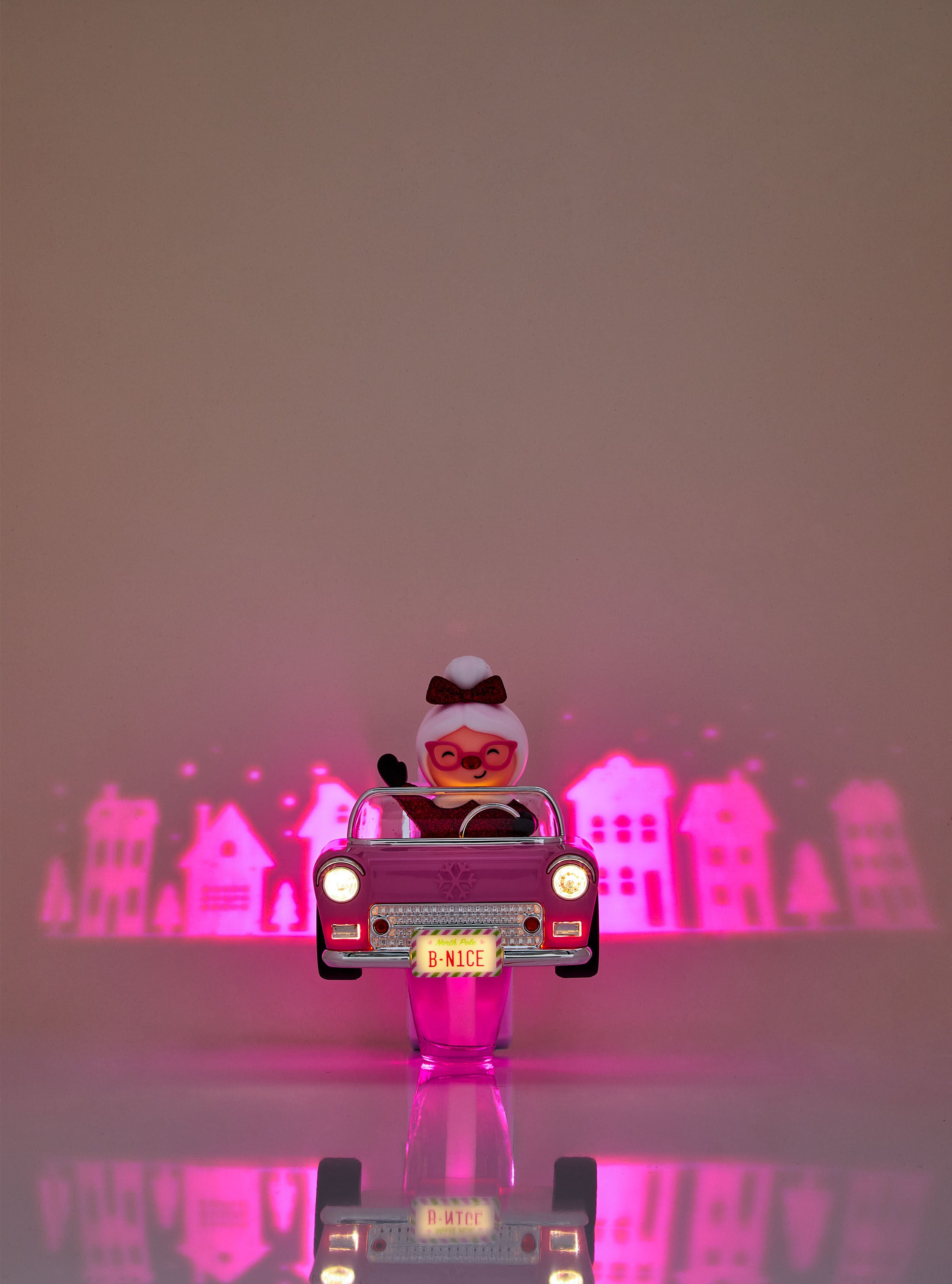 Mrs. Claus In Car Projector
