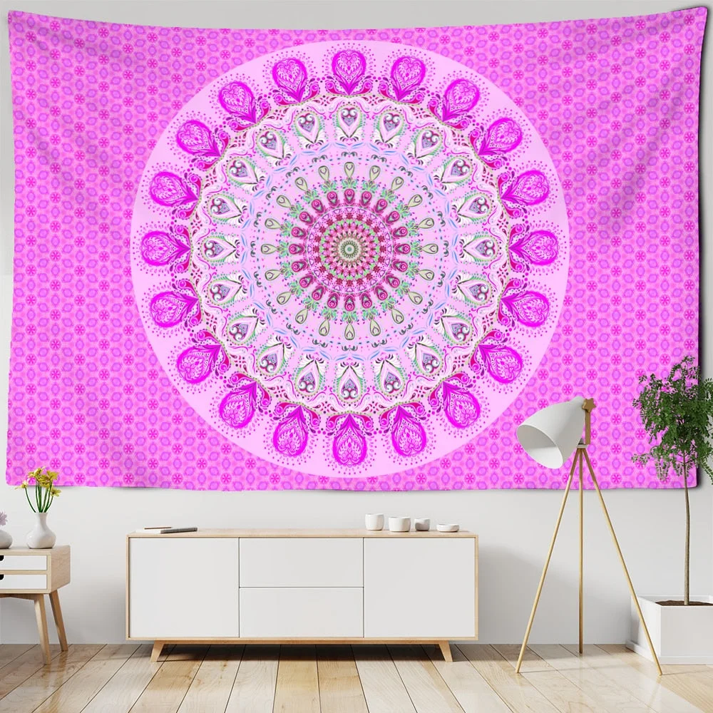 Indian Mandala Tapestry Wall Hanging Bohemian Hippie Witchcraft Psychedelic Travel Mattress Blanket Home Decor