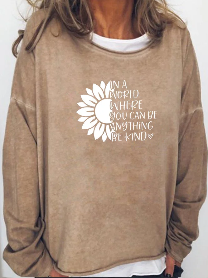 Long Sleeve Crew Neck Be Kind Sweatshirt