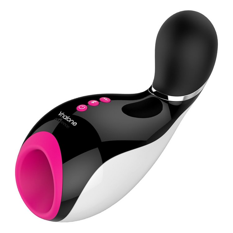 7 Speed Bluetooth Deep Throat Masturbation Cup Automatic Vibrating Male Masturbator 
