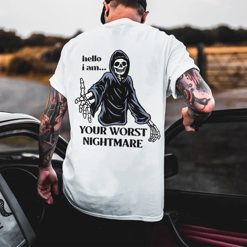 Your Worst Nightmare Printed Men's T-shirt -  