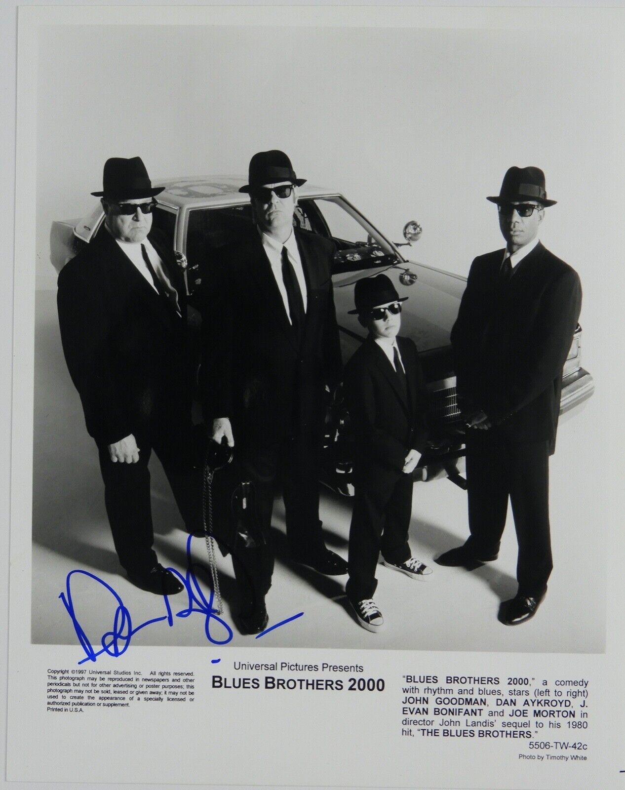 Dan Aykroyd JSA Signed Autograph 8 x 10 Photo Poster painting Blues Brothers 2000