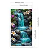 Waterfall - Full Embroidery 3 Strands 11CT Stamped Cross Stitch - 40*70CM - Large Size