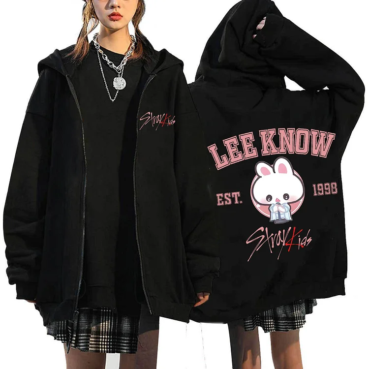 Stray Kids Skzoo Zip-Up Hoodie