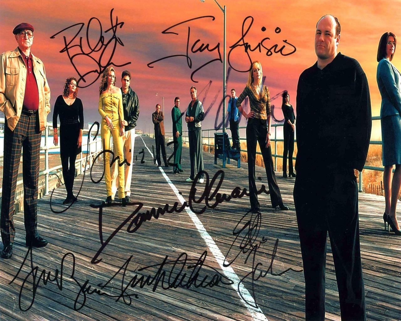 The Sopranos Cast X8 SIGNED AUTOGRAPHED 10 X 8