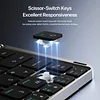 New Foldable Ultra-Thin Bluetooth Keyboard, Compatible With Apple, Android, Smartphones, And Tablets