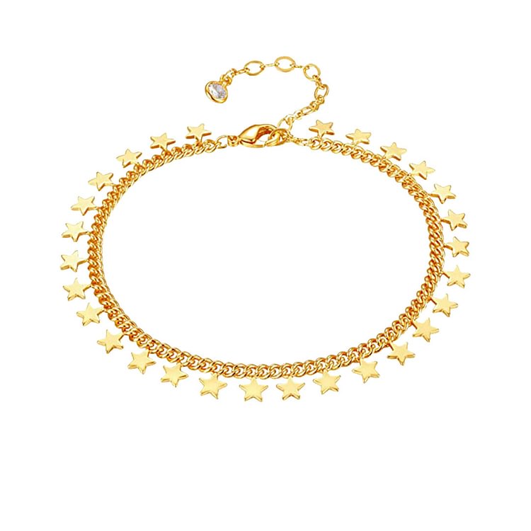 For Aunt - Aunties are like stars Gold Star Bracelet