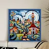 Colorful House - 14CT Counted Cross Stitch - 40*40cm