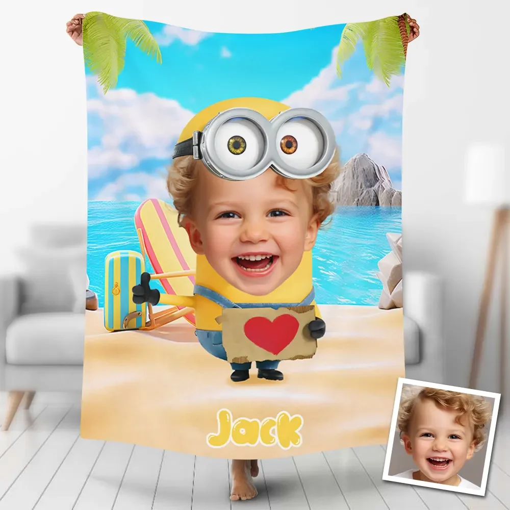 Custom Blanket Personalized Minime Pillow Makemesurprise