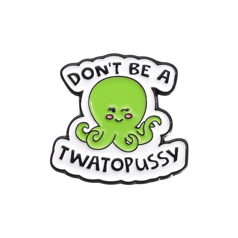 Cartoon Style Cute Animal Letter Plant Alloy Stamping Stoving Varnish Women’s Brooches