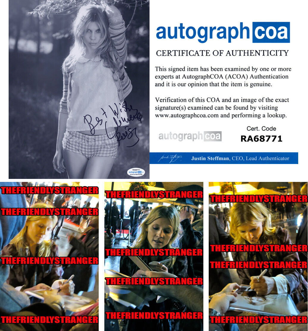 CLEMENCE POESY signed Autographed 8X10 Photo Poster painting - PROOF - HOT Harry Potter ACOA COA