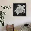 DIY Pearl Painting Turtle for Home Wall Decor(25x25cm)