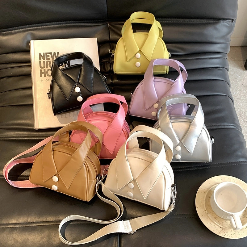 Women's Medium Pu Leather Solid Color Streetwear Zipper Crossbody Bag