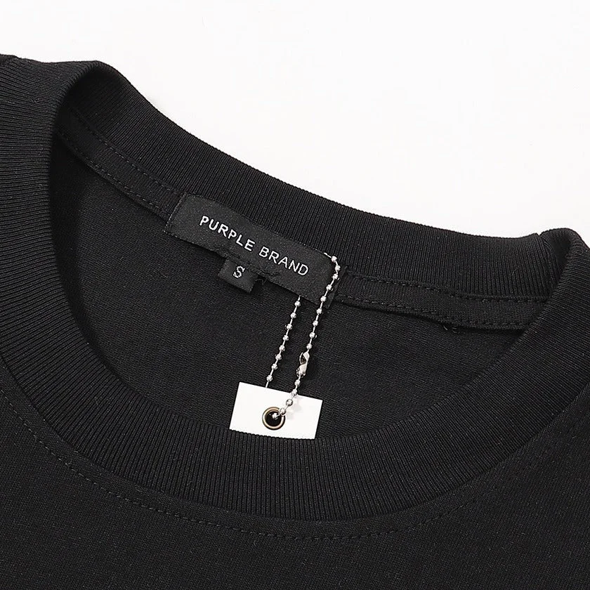 Purple 2023 new fashion T-shirt short sleeves