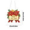 >SALE<Acrylic Christmas Diamond Art Painting Hanging Ornament Kit (Joy to All)