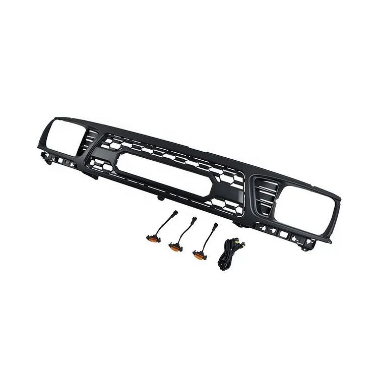 ITN Auto High Quality Auto Parts ABS Black grille With Light Fit For 1995 1996 1997 Toyota Tacoma Grille grill ITN Auto