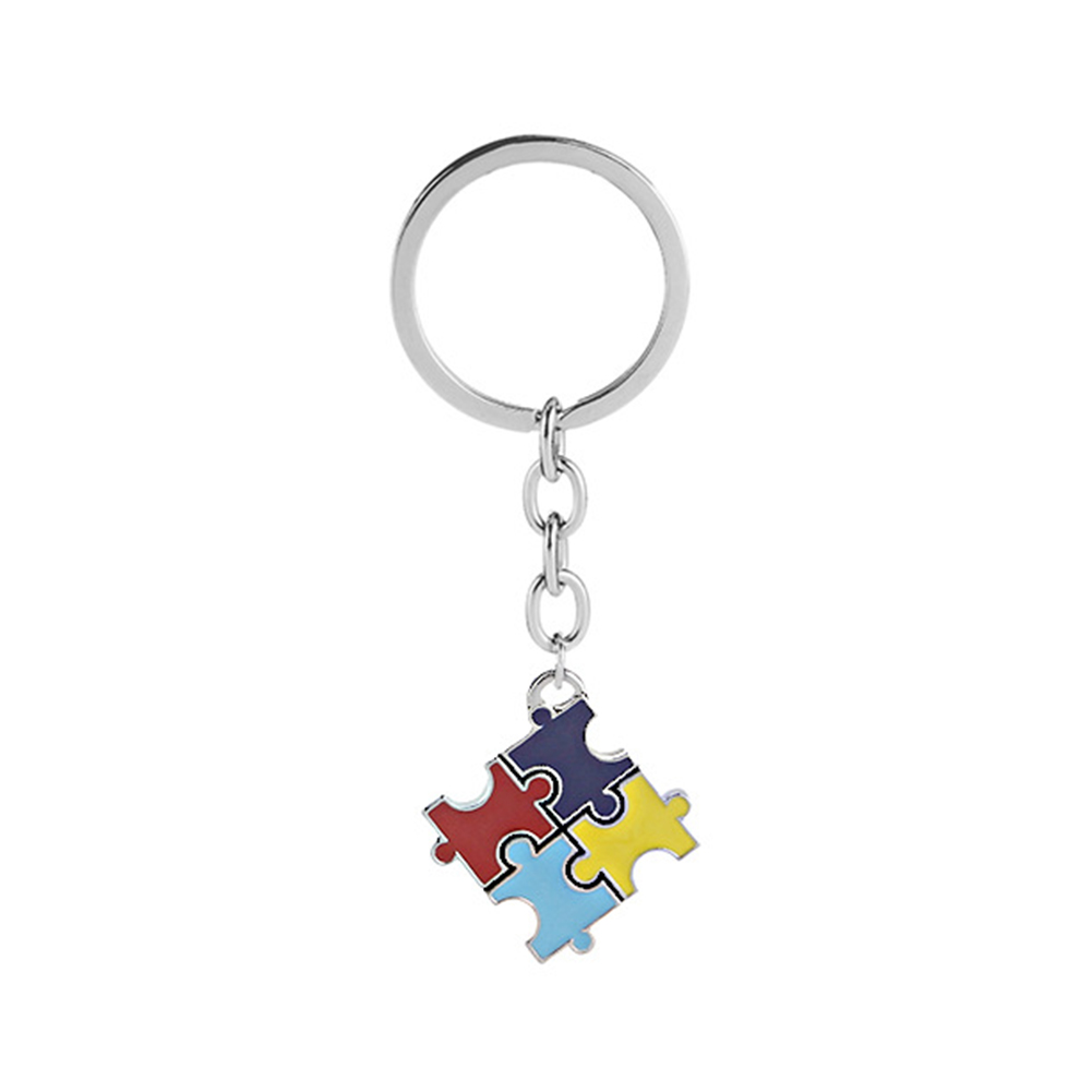 

Creative Jigsaw Pendant Keychain Backpack Key Ring Ornaments Jewelry Gifts, 501 Original