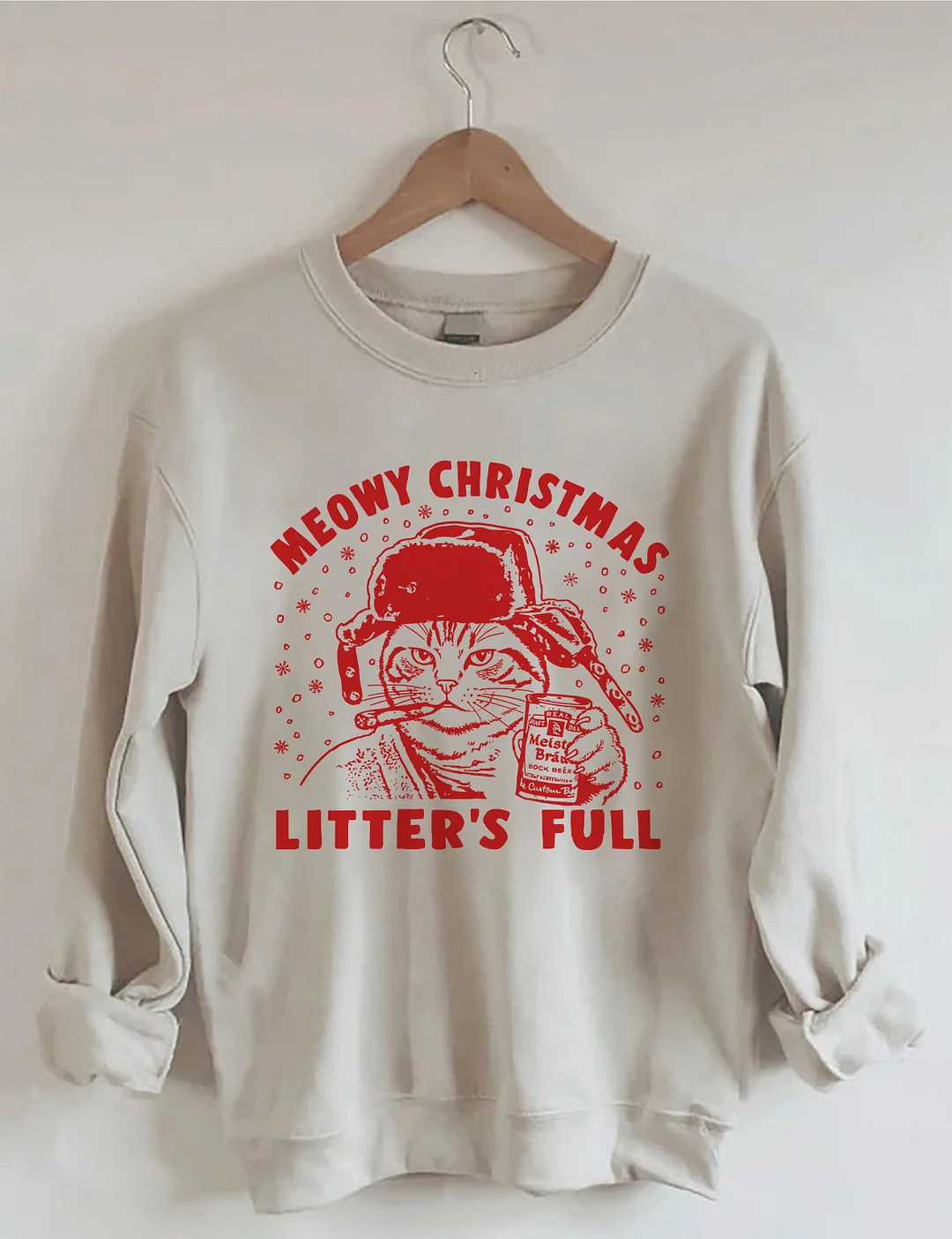 Litters Full Meowy Christmas Sweatshirt