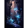 Butterfly-14CT Stamped Cross Stitch 40*60cm tapestrymarket