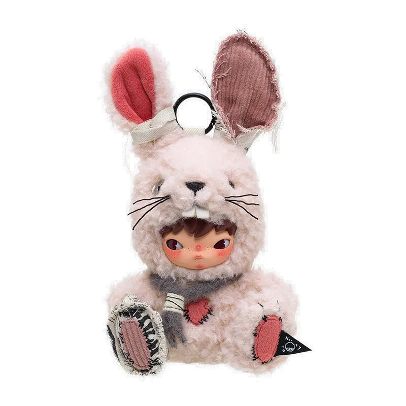 POPMART HIRONO Rabbit Plush Toy Keychain Blind Box Gift
