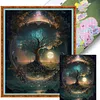 Life Tree-11CT Stamped Cross Stitch 45*55cm tapestrymarket