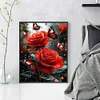 Butterfly Rose - 11CT Stamped Cross Stitch - 40*50cm - Flower