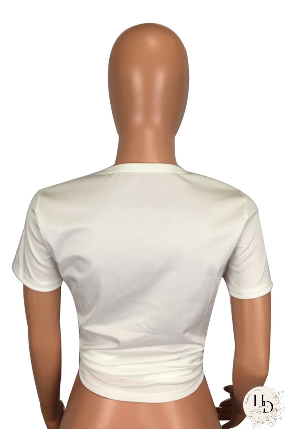 Pink O Neck Short Sleeve Solid Character