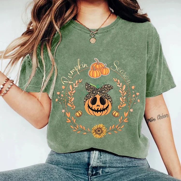 Eagerlys Pumpkin Season Halloween T-shirt Eagerlys