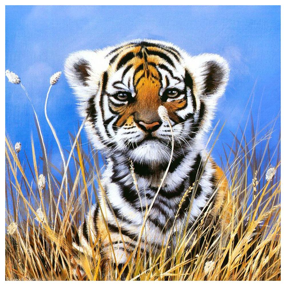 Psychedelic Tiger - Tiger Diamond Painting Kit - YLJ Art Shop