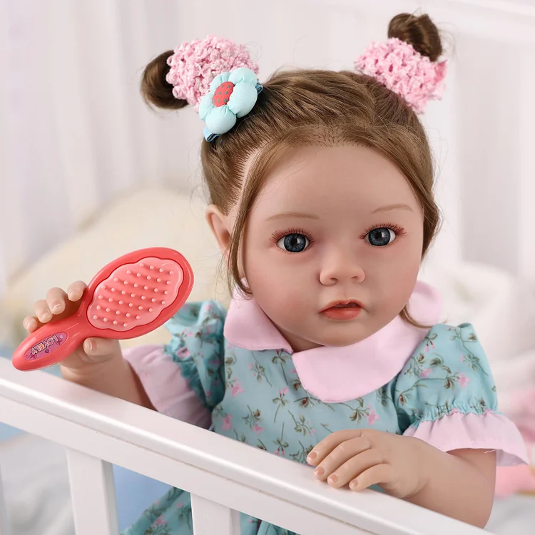 [Ships Within 24 Hours] Babeside Daisy Realistic 20" Newborn Baby Dolls - Lifelike Girl Soft Body for Children Girls Kids Ages 3+