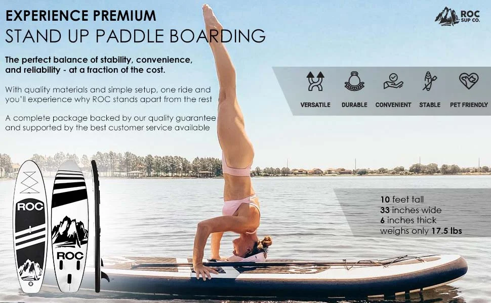 Roc stand up inflatable paddle board