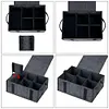2PCS Camping Dinnerware Organizer with Dividers Motorhome Camping Glass Carrier