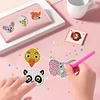 2pcs DIY Cartoon Animals Diamond Painting Stickers