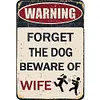 (Multi Style)Warning - Vintage Metal Signs - 30*40cm - Warning
