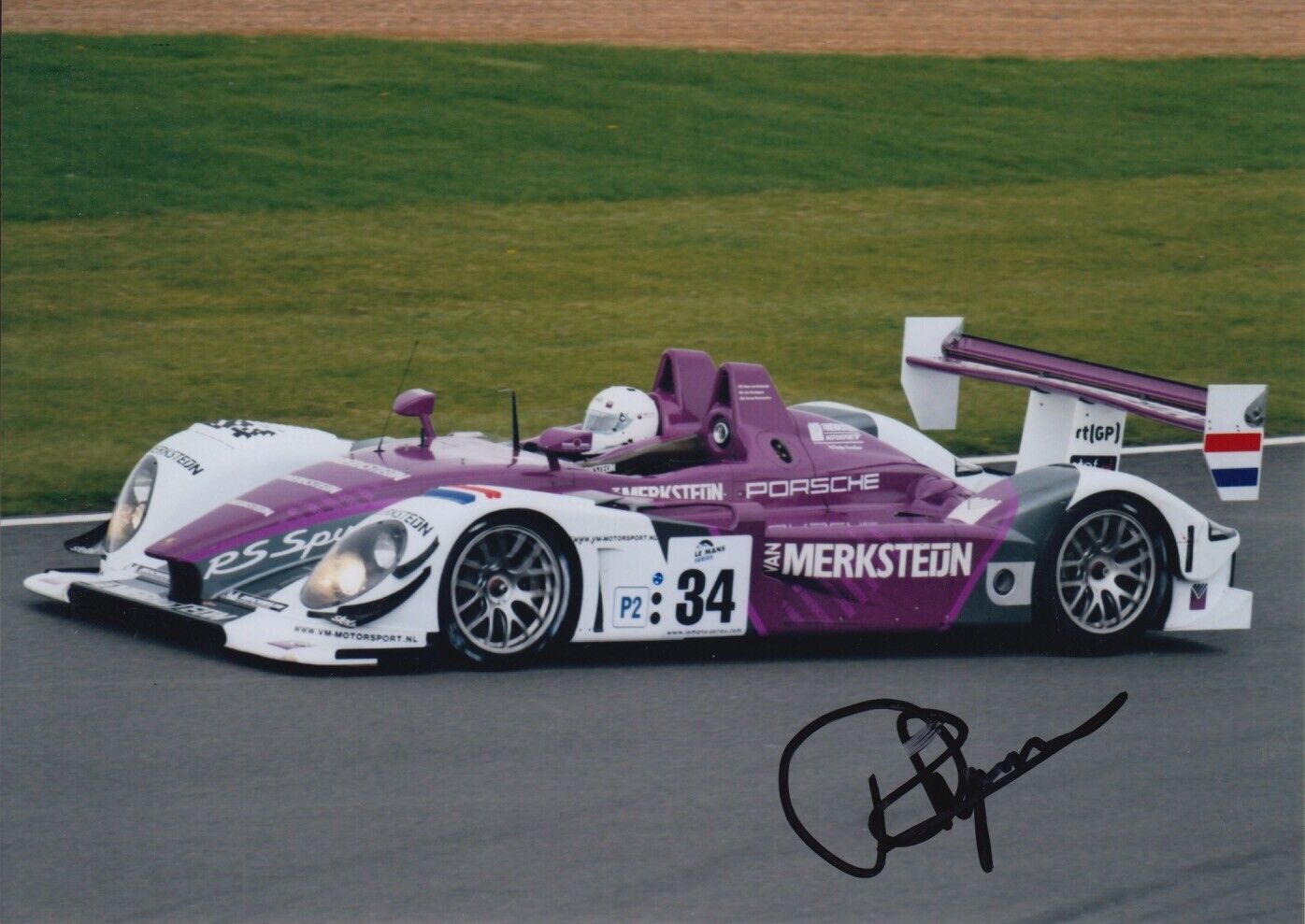 Peter van Merksteijn Hand Signed 7x5 Photo Poster painting - Le Mans Autograph 1.