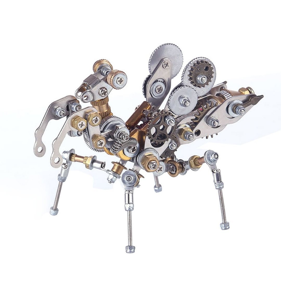 DIY Metal Mechanical Prayer Mantis  Insect Puzzle 3D Assembly Model Kit,okpuzzle,3dpuzzle,puzzle shop,puzzle store