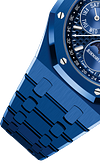 Blue 904L Steel Blue Dial - Perpetual Calendar Watch - 41mm