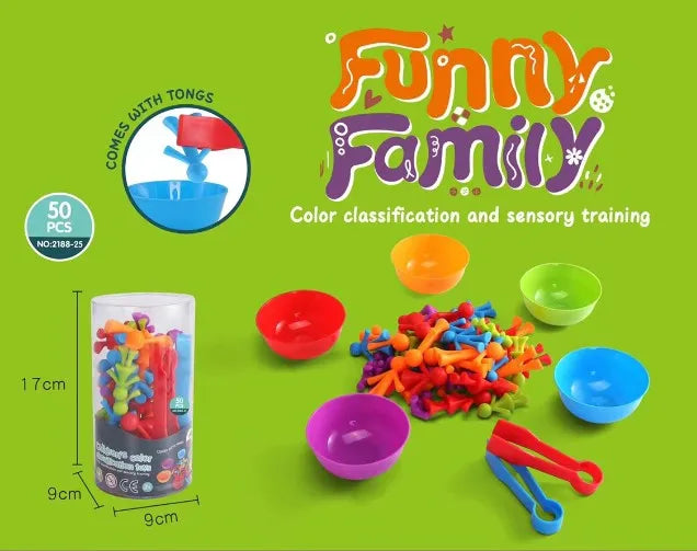 Cute Solid Color Children’s Classification Cognitive Early Education Toys