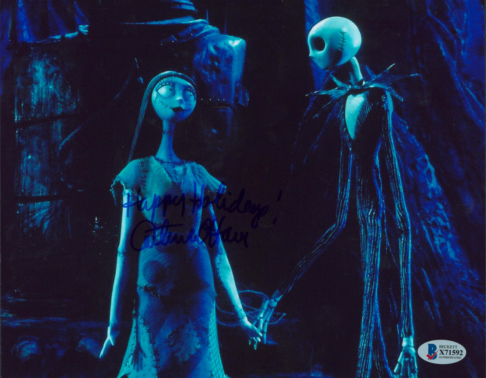 Catherine O'Hara The Nightmare Before Christmas Signed 8x10 Photo Poster painting BAS #X71592