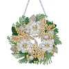 Diamond Painting Christmas Wreath Pendant