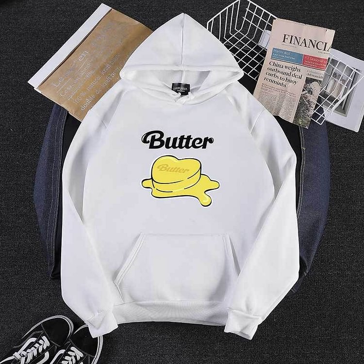 방탄소년단 Butter Simple Candy Color Hoodie