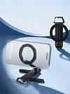 For Magsafe Foldable Magnetic Phone Holder 360 Rotation Cell Phone Stand with 1/4in Threads & Hook for iPhone 17 16 15 14 13 12 Pro Max